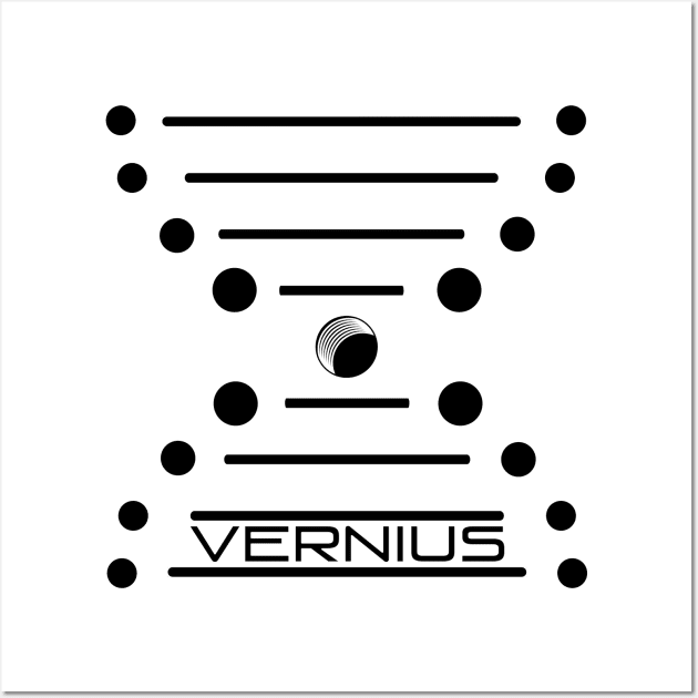 Custom House Vernius Emblem Wall Art by Randomart